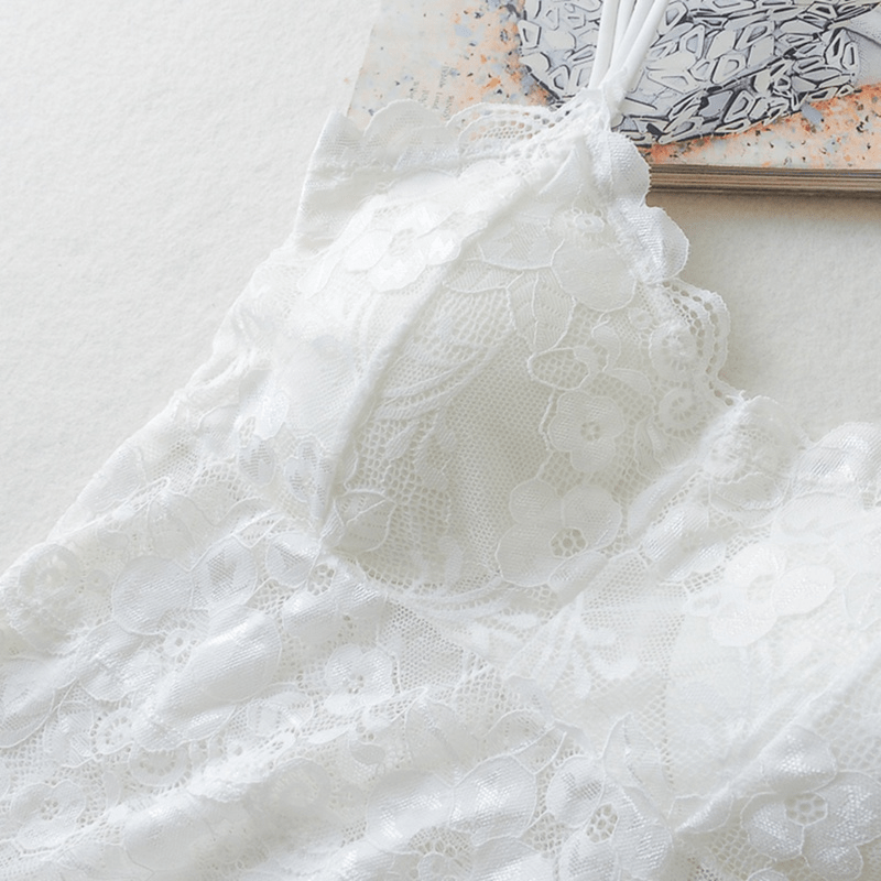 Lively® Sous-vêtements & Gaines Blanc / M Soutien-gorge et haut en dentelle | Lively®