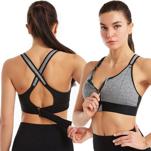 Lively® Sous-vêtements & Gaines Gris / S Soutien-gorge Zip anti-choc  | Lively®