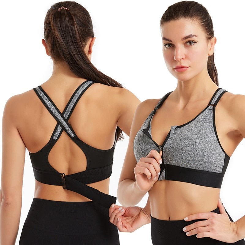 Lively® Sous-vêtements & Gaines Gris / S Soutien-gorge Zip anti-choc  | Lively®