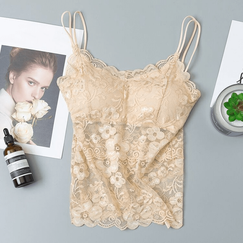Lively® Sous-vêtements & Gaines Or / M Soutien-gorge et haut en dentelle | Lively®